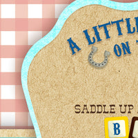 Cowboy Baby Shower Invitation Buckaroo