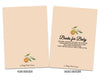Little Cutie Baby Shower Invitations Orange