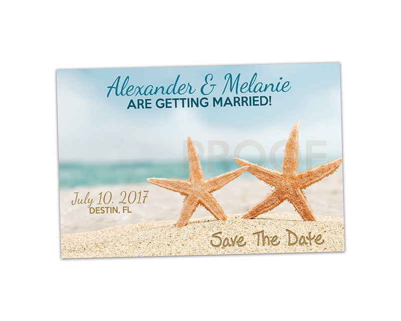 envelope boxes for weddings star fish Beach Starfish Save The Date Wedding Stationary