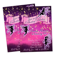 Enchanting Fairy Birthday Invitations