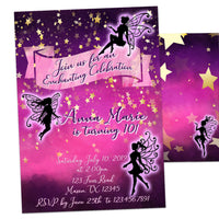 Enchanting Fairy Birthday Invitations