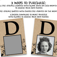 Kraft Adult Photo Birthday Banner