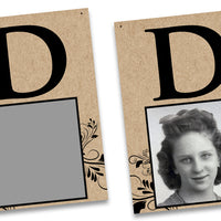 Kraft Adult Photo Birthday Banner
