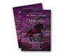 Purple Horse Birthday Invitations