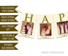 Ivory Gold Anniversary Photo Banner