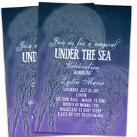 Jellyfish Invitations ANY Occasion