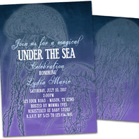 Jellyfish Invitations ANY Occasion