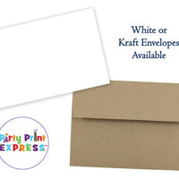 Kraft Wedding Reception Invitation Black Modern