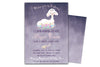 Purple Llama Baby Shower Invitations Floral Girl