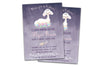 Purple Llama Baby Shower Invitations Floral Girl
