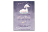 Purple Llama Baby Shower Invitations Floral Girl