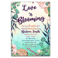 Floral Garden Bridal Shower Invitations
