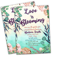 Floral Garden Bridal Shower Invitations