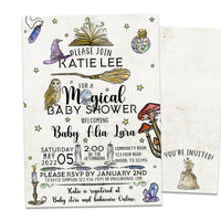 Wizard Magic Baby Shower Invitations