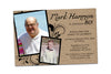 Kraft Adult Birthday Invitation Then and Now