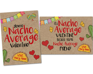 Nacho Average Valentine Cards
