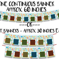 ONE-der The Sea 1st Birthday Photo Banner