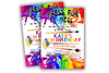Rainbow Painting Birthday Party Invitations
