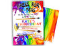 Rainbow Painting Birthday Party Invitations