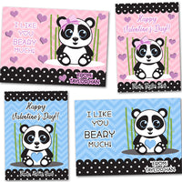 Panda Bear Classroom Valentines