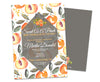 Sweet as A Peach Baby Shower Invitations