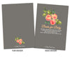 Sweet as A Peach Baby Shower Invitations