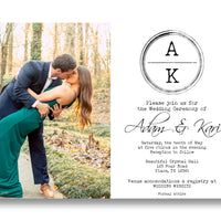 Classic Photo Wedding Invitations