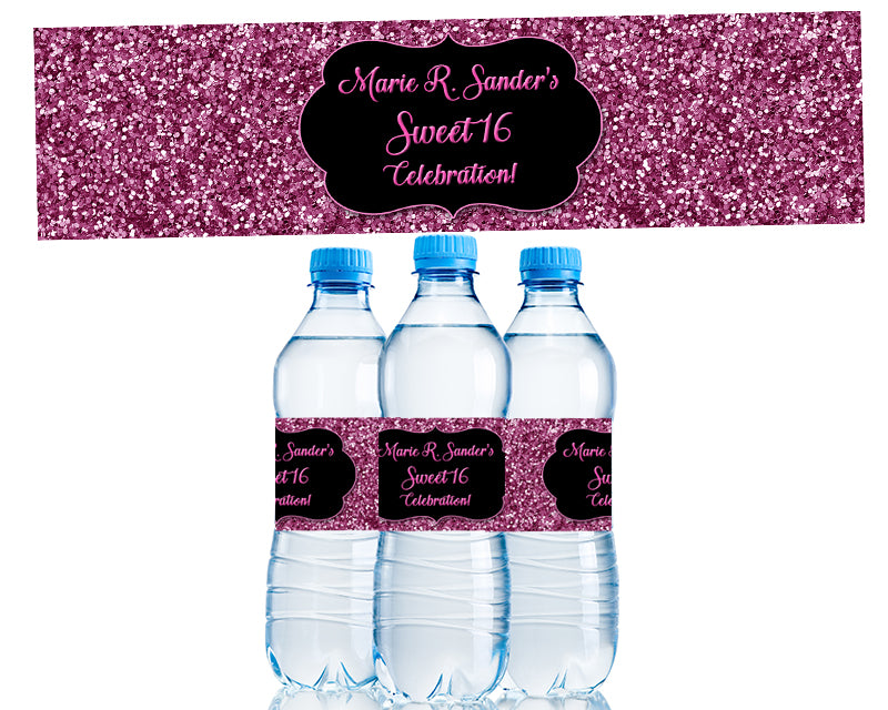 Army Water Bottle Labels Pink Army Men Drink Bottle Labels INSTANT