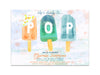 Ready to POP Popsicle Boy Baby Shower Invitations