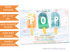 Ready to POP Popsicle Boy Baby Shower Invitations