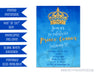 Royal Prince Birthday Invitations