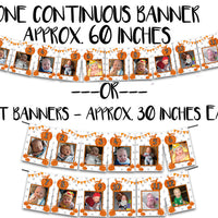 Little Pumpkin 1st Birthday Photo Banner