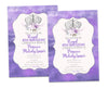 Royal Purple Princess Birthday Invitations
