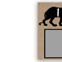 Kraft Safari 1st Birthday Monthly Photo Banner
