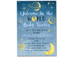 Outer Space Baby Shower Invitations Boy