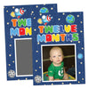 Outer Space 1st Birthday Milestone Photo Banner