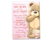 Teddy Bear Tea Party Baby Shower Invitations