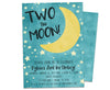 TWO the Moon Birthday Invitations
