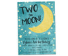 TWO the Moon Birthday Invitations