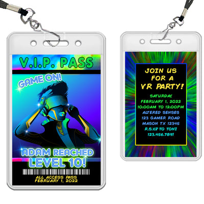 Boys VR VIP Pass Lanyards
