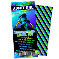 Boys VR Party Invitations